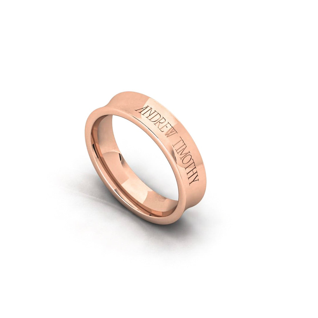 AT Signature Band in Rose Gold