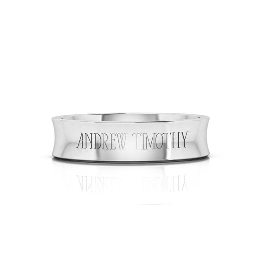 AT Signature Band in Sterling Silver