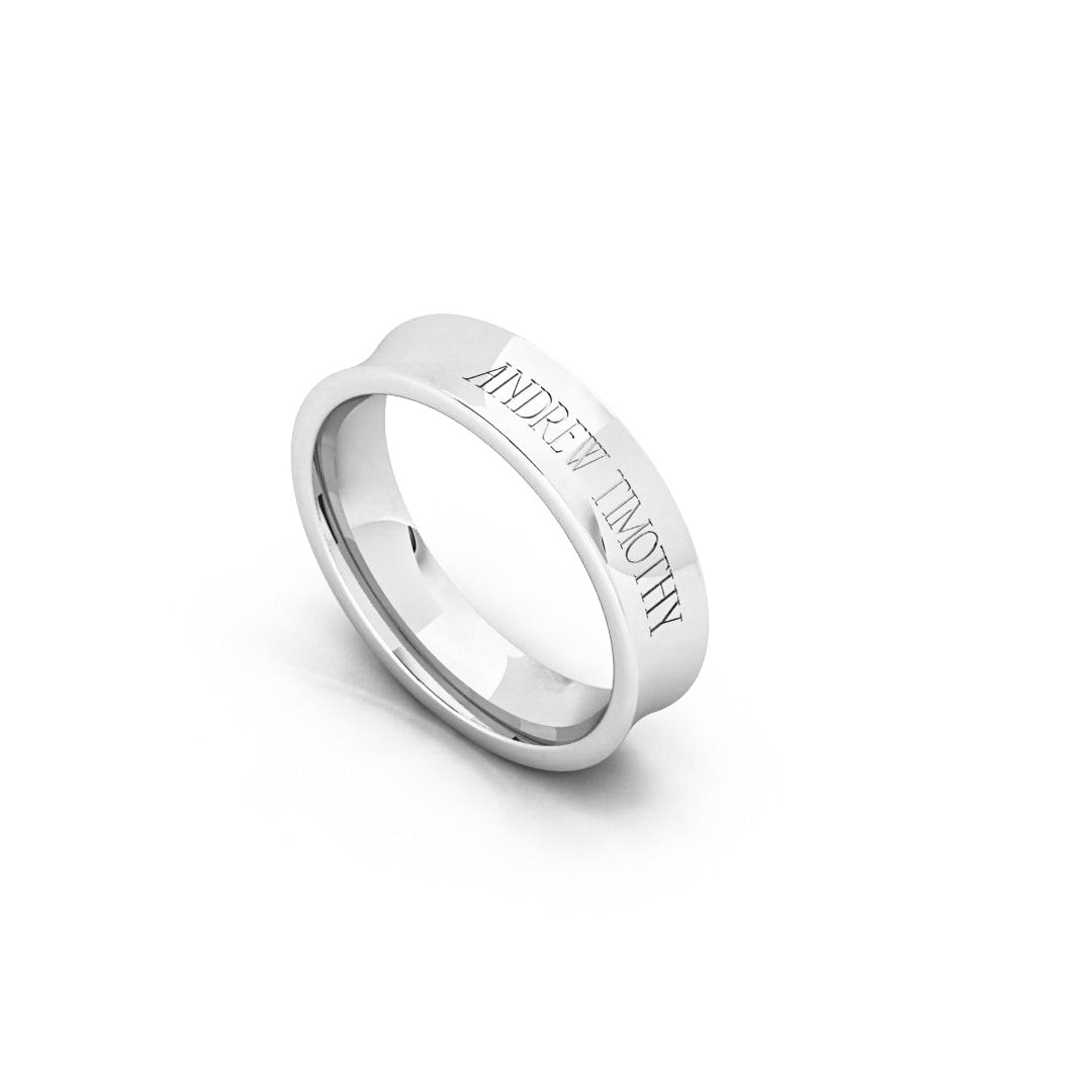 AT Signature Band in Sterling Silver