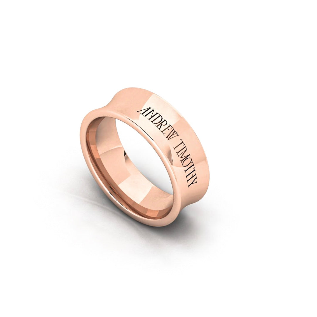 AT Signature Band in Rose Gold