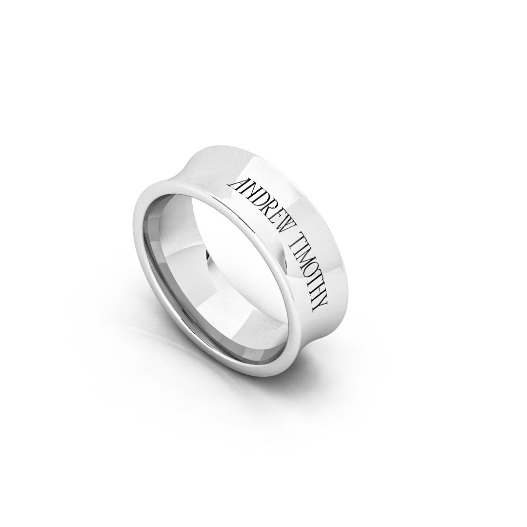 AT Signature Band in Sterling Silver