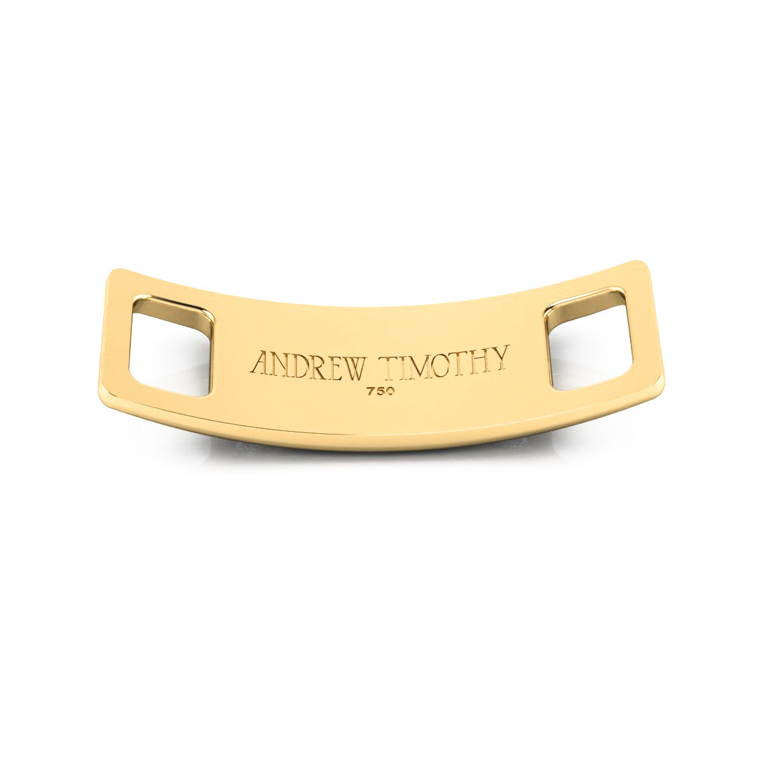 Pavé Diamond Shoe Tags - Yellow Gold