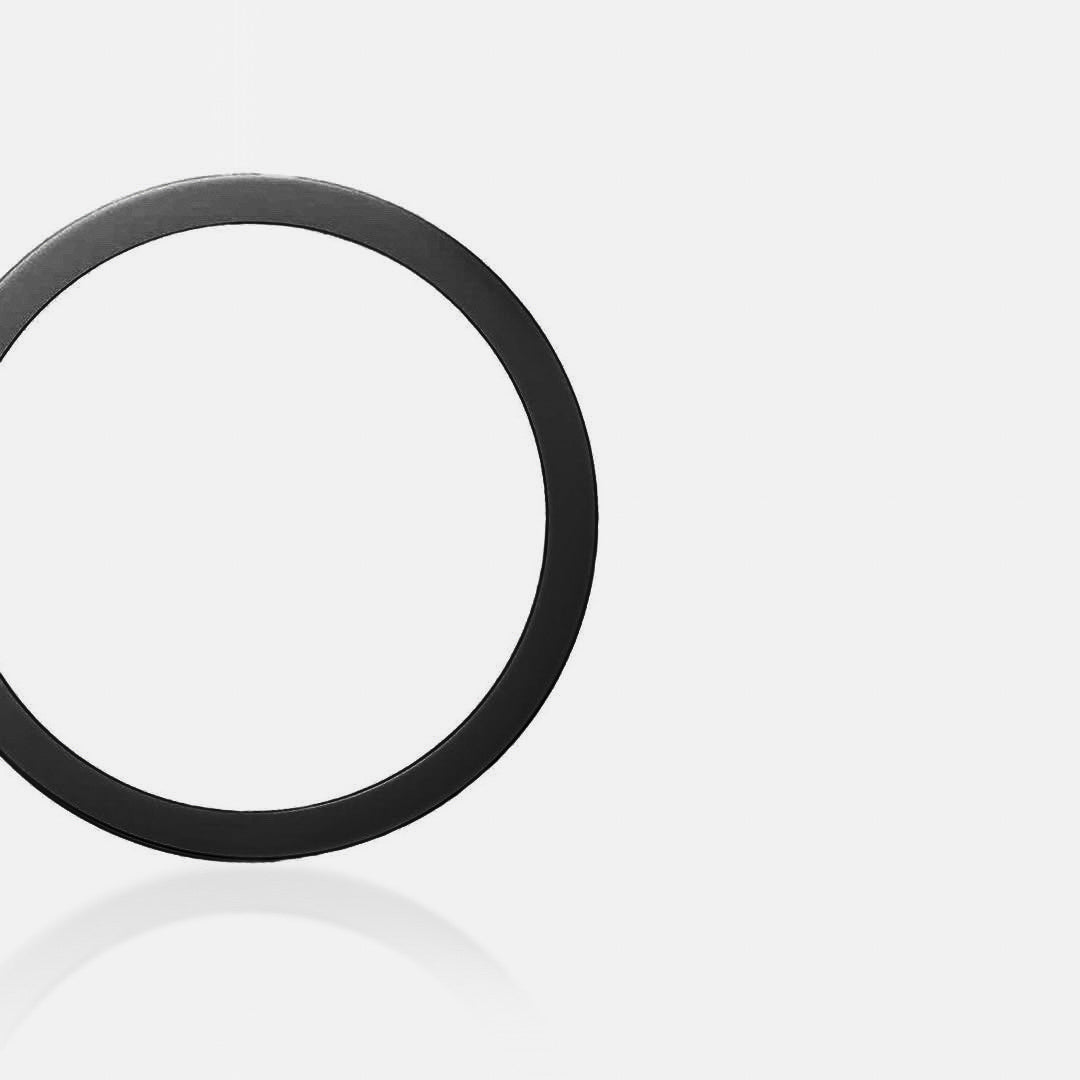 PAVE AJOURE RING, LARGE MODEL - white gold, ruthenium plating