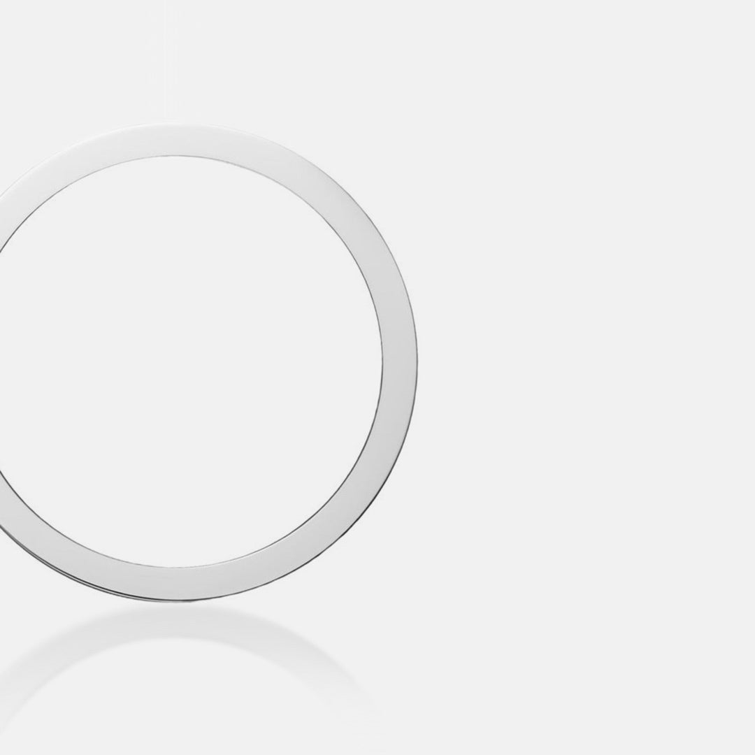 PAVE AJOURE RING, LARGE MODEL, PAVED - White gold, diamonds